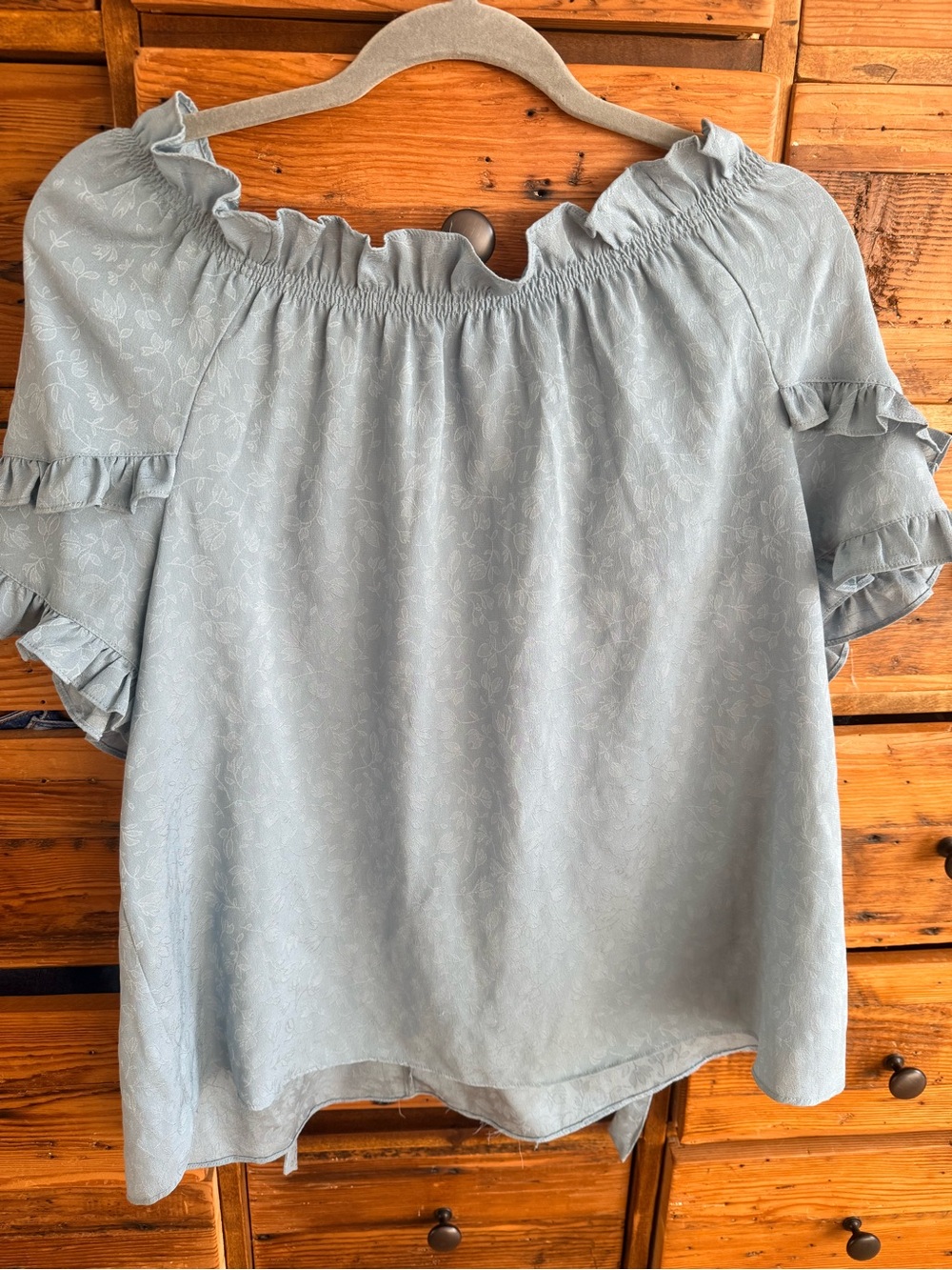 Current Air Dusty Tie Blouse